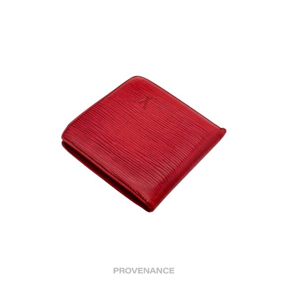 🔴 Louis Vuitton MALLETIER Marco Wallet - Red Epi Leather - Picture 4 of 10